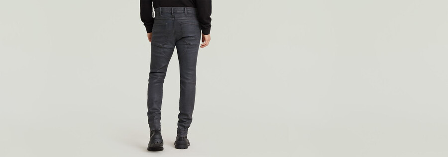 jeans skinny con zip e ginocchia 5620