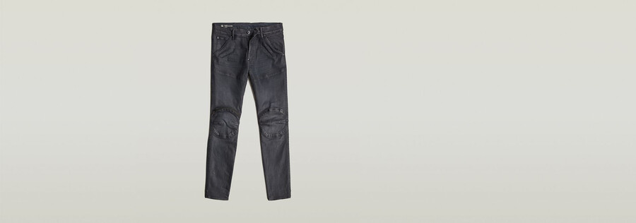 jeans skinny con zip e ginocchia 5620