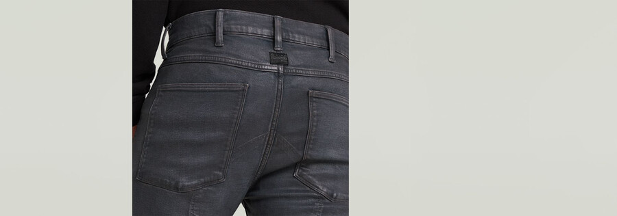 jeans skinny con zip e ginocchia 5620