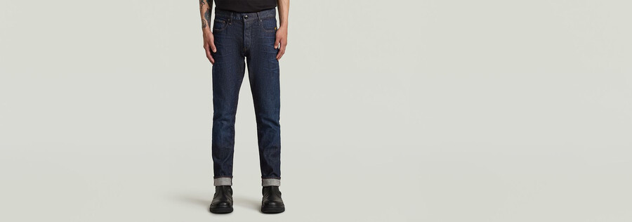 jeans slim con cimosa 3301