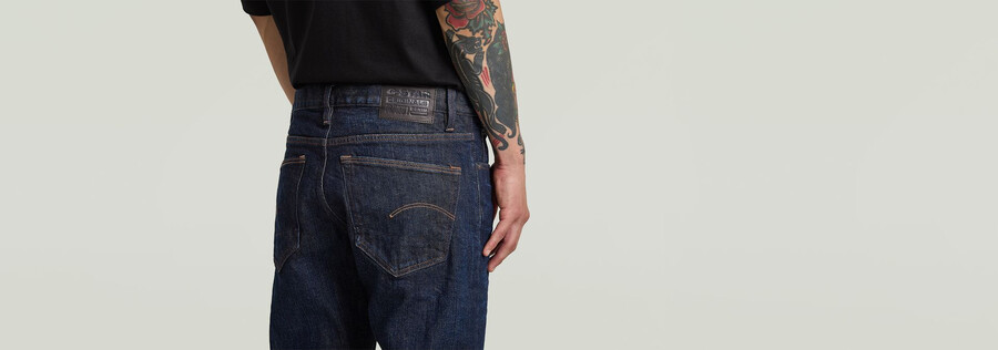 jeans slim con cimosa 3301