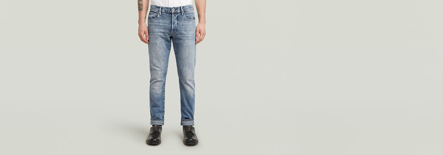 jeans slim con cimosa 3301