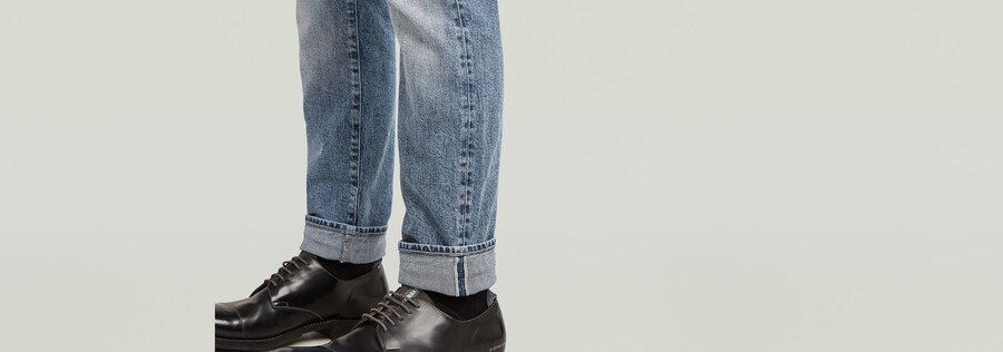 jeans slim con cimosa 3301