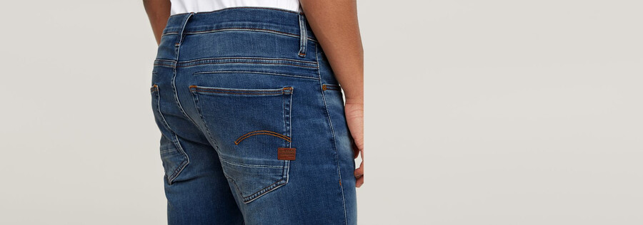 jeans slim a 5 tasche d-staq
