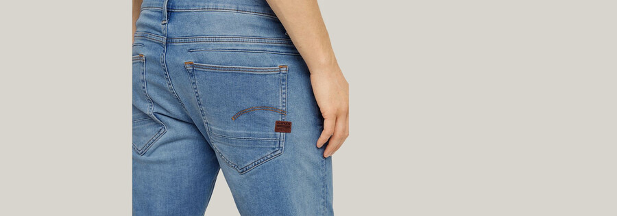 jeans slim a 5 tasche d-staq