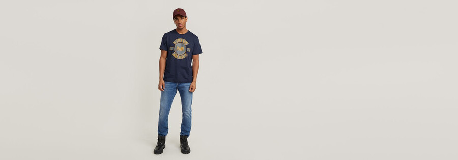 3301 jeans affusolati regolari