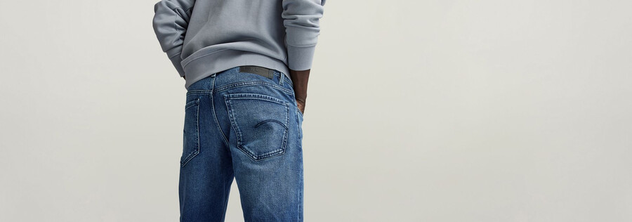 jeans dritti mosa