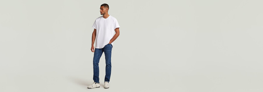 jeans dritti mosa