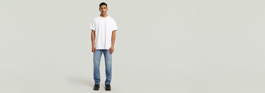 jeans dritti mosa