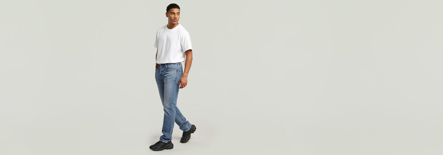 jeans dritti mosa