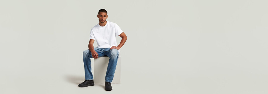 jeans dritti mosa