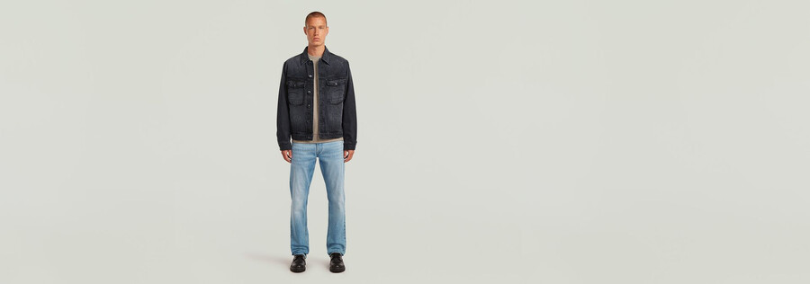 jeans dritti mosa