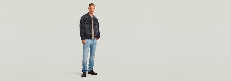 jeans dritti mosa