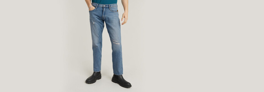 jeans dritti mosa