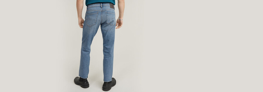 jeans dritti mosa
