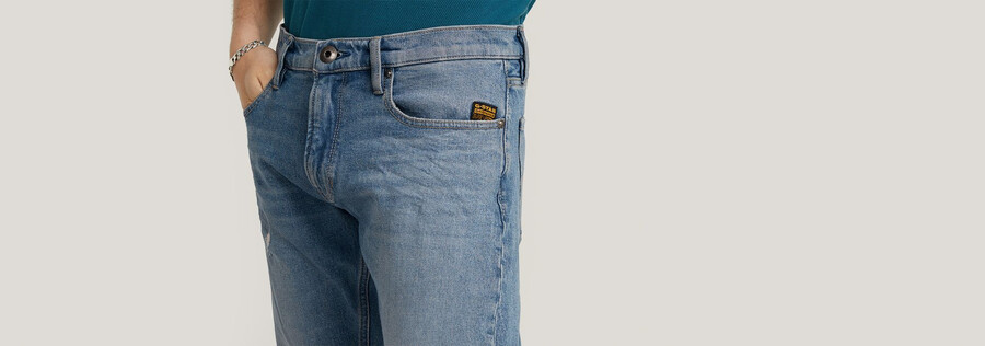 jeans dritti mosa
