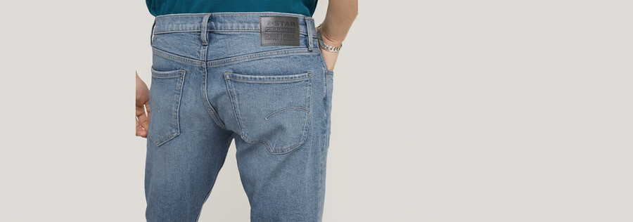 jeans dritti mosa