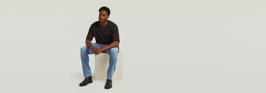 jeans dritti mosa