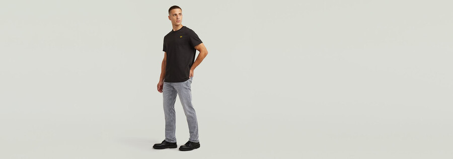 jeans dritti mosa