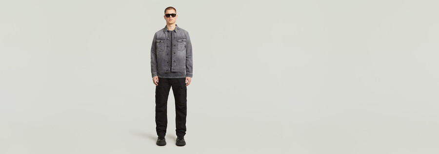 jeans cargo regolari contor