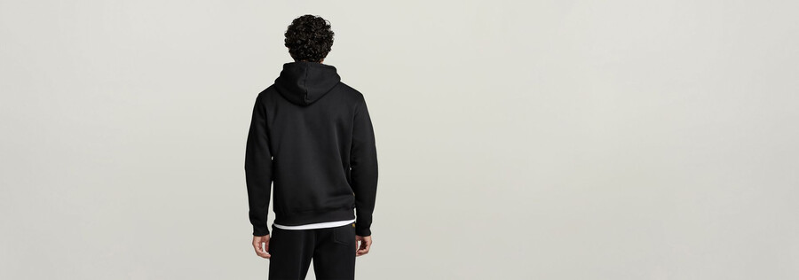 maglione con cappuccio premium core