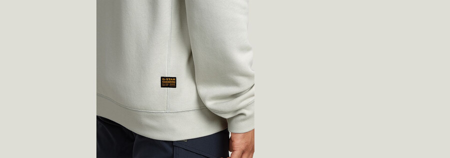 maglione con cappuccio premium core