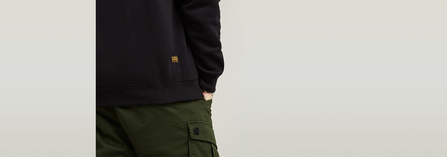 felpa con cappuccio premium core zip thru