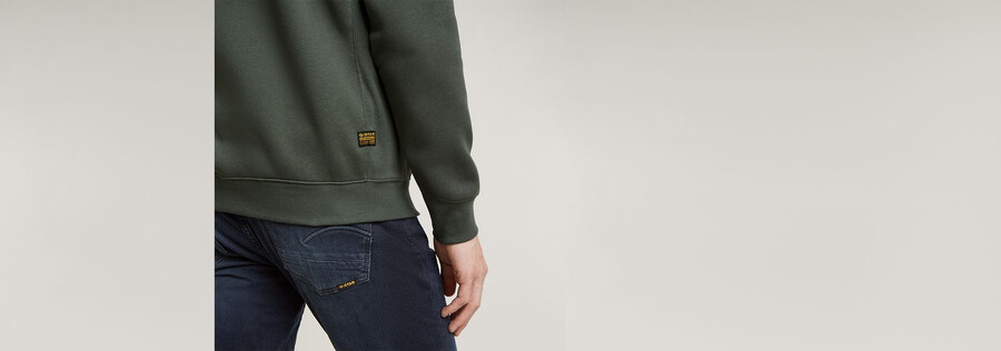 felpa con cappuccio premium core zip thru