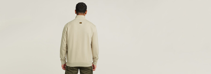 maglione con mezza zip nifous