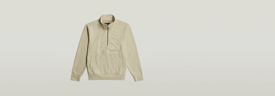 maglione con mezza zip nifous
