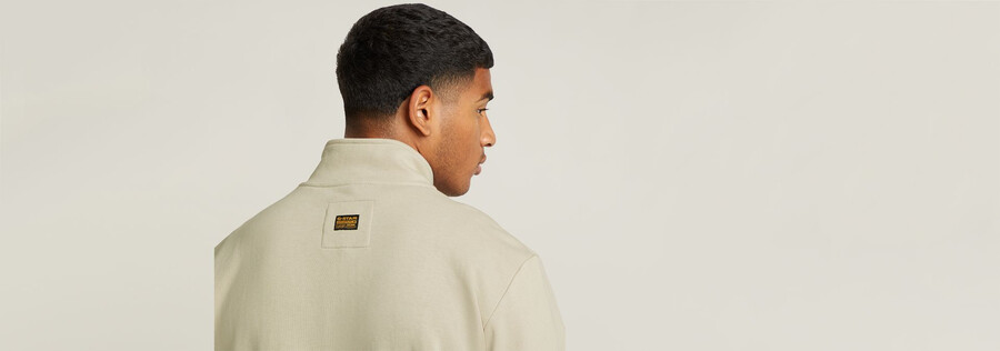 maglione con mezza zip nifous