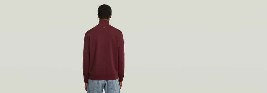 maglione con mezza zip nifous