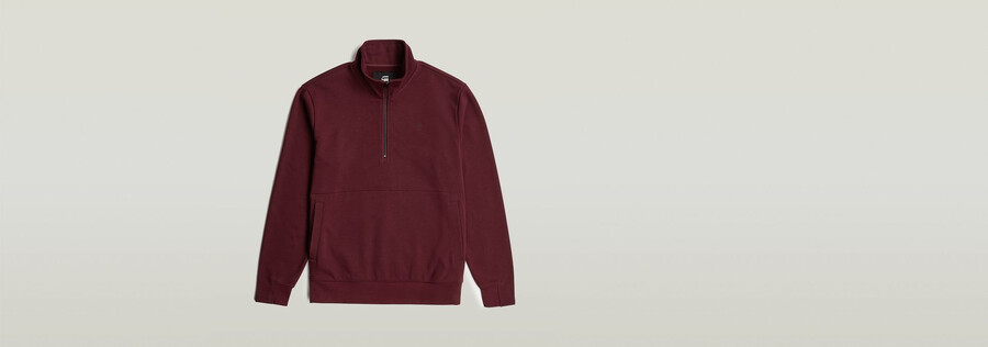 maglione con mezza zip nifous
