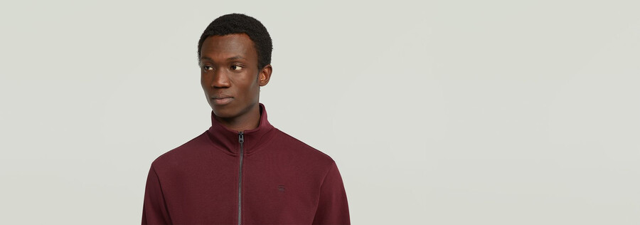 maglione con mezza zip nifous