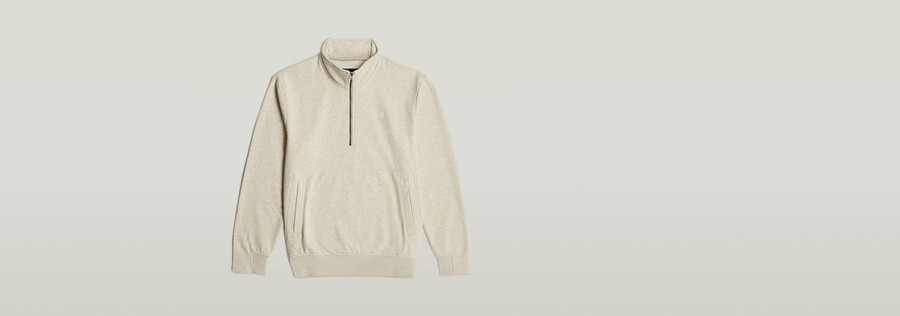 maglione con mezza zip nifous