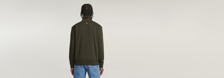 maglione con mezza zip nifous