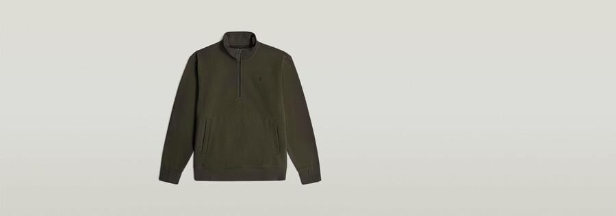 maglione con mezza zip nifous