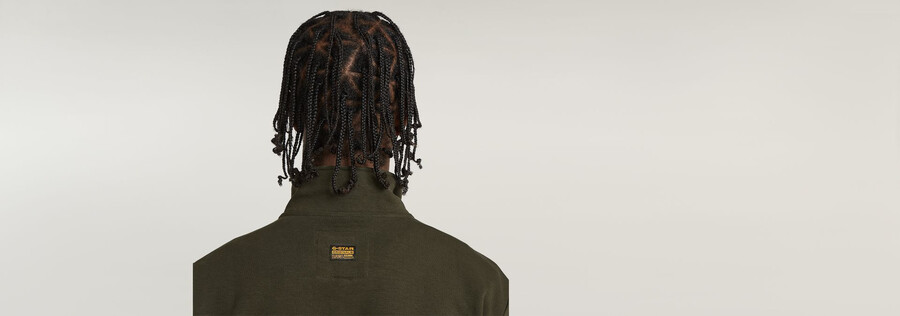 maglione con mezza zip nifous