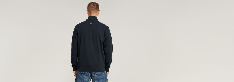 maglione con mezza zip nifous