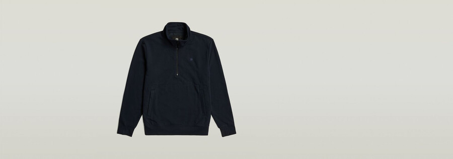 maglione con mezza zip nifous
