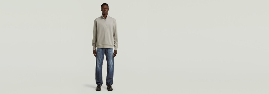 maglione con mezza zip nifous