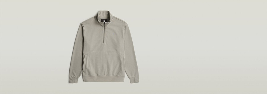 maglione con mezza zip nifous