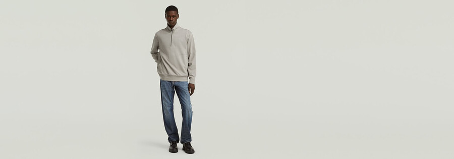 maglione con mezza zip nifous