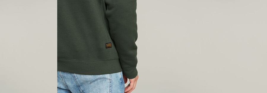 maglione con mezza zip premium core