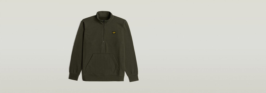 etichetta per maglione con mezza cerniera