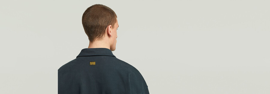 maglione largo in misto tessuto lavato