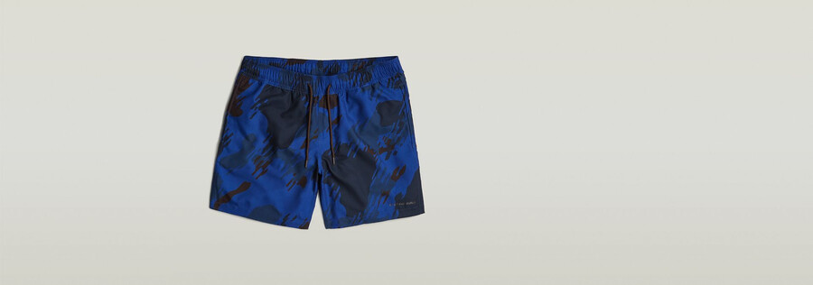 pantaloncini da bagno con grafica dirik