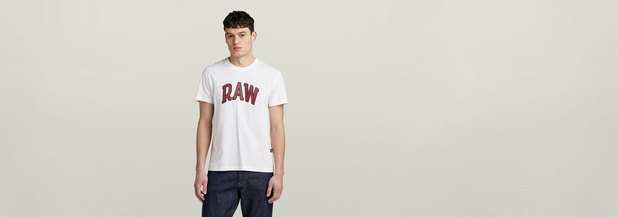maglietta grafica puff raw