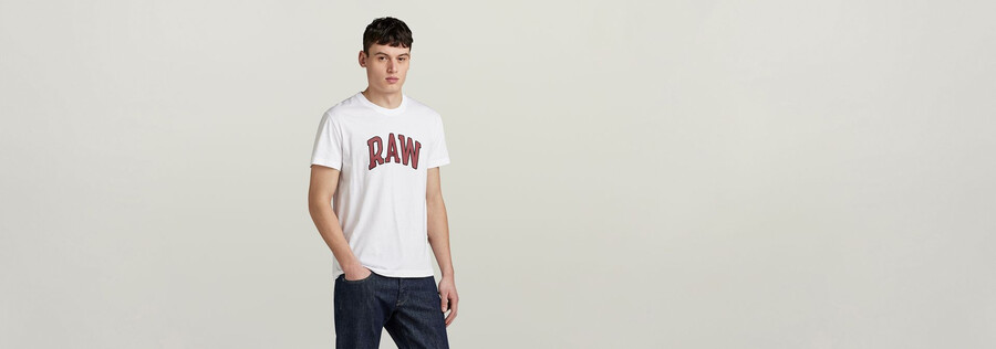 maglietta grafica puff raw