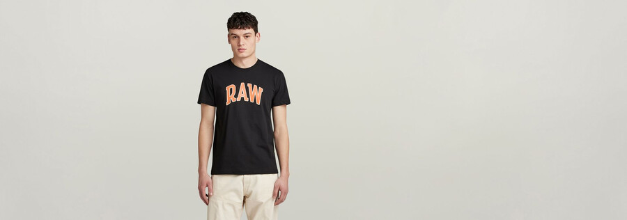maglietta grafica puff raw